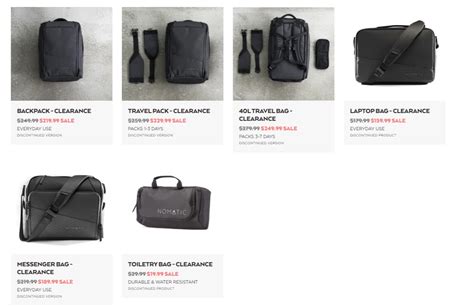 nomatic travel bag discount code.